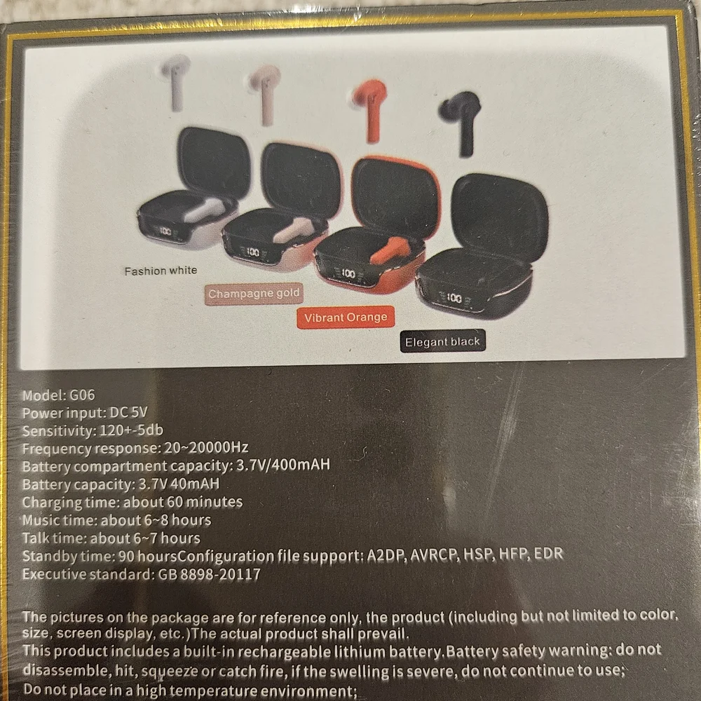 Black Wireless Earbuds